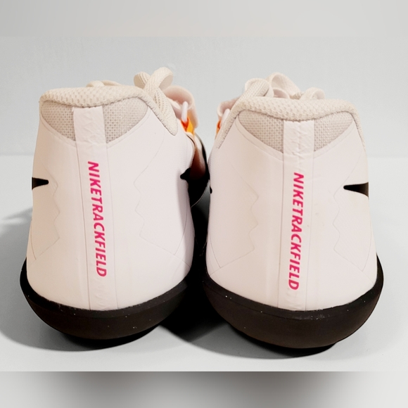 Nike Zoom Rival SD 2 Track Throwing Shoes Men 10.5 White/Black H-Pink 685134-102 - Picture 7 of 11